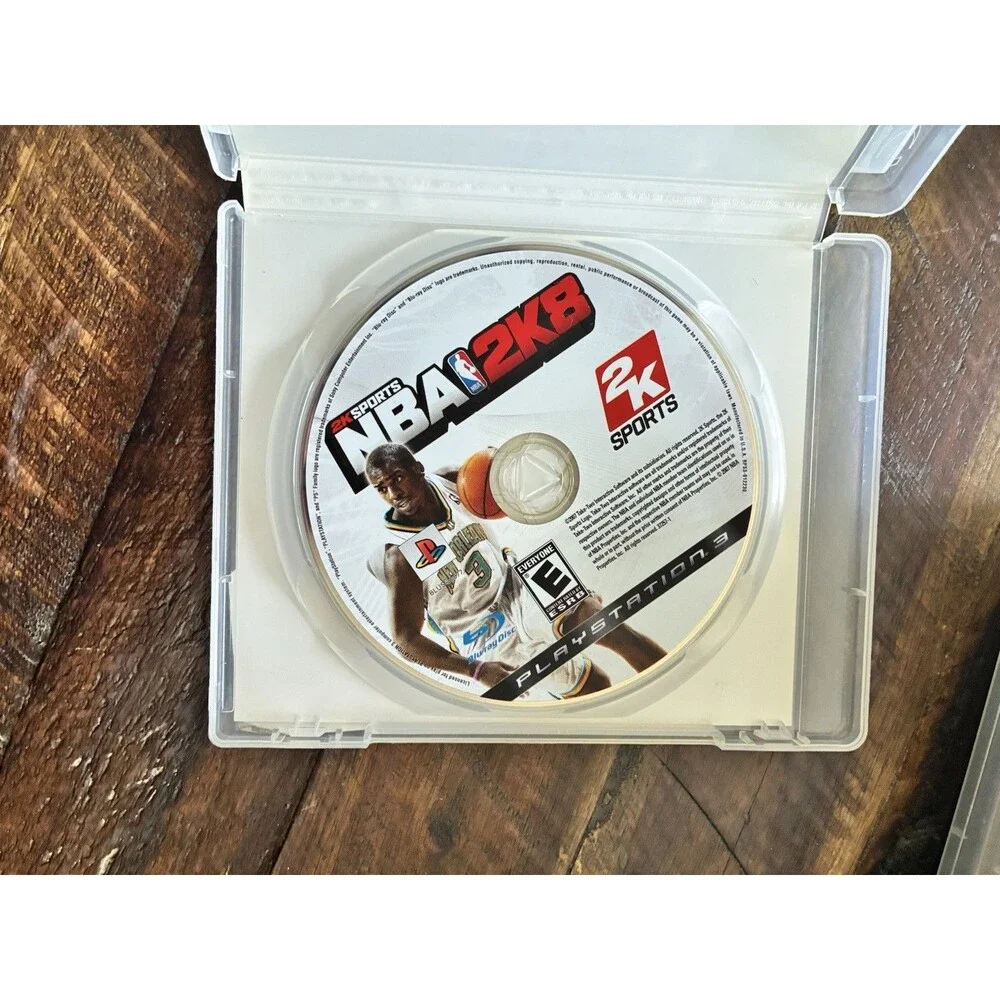 NBA 2K8 Sony PlayStation 3 PS3 Complete w/ Case Tested Works Basketball Game